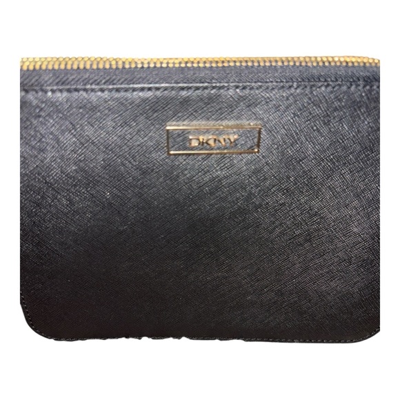 DKNY Black Textured Clutch, NWOT - Picture 2 of 9